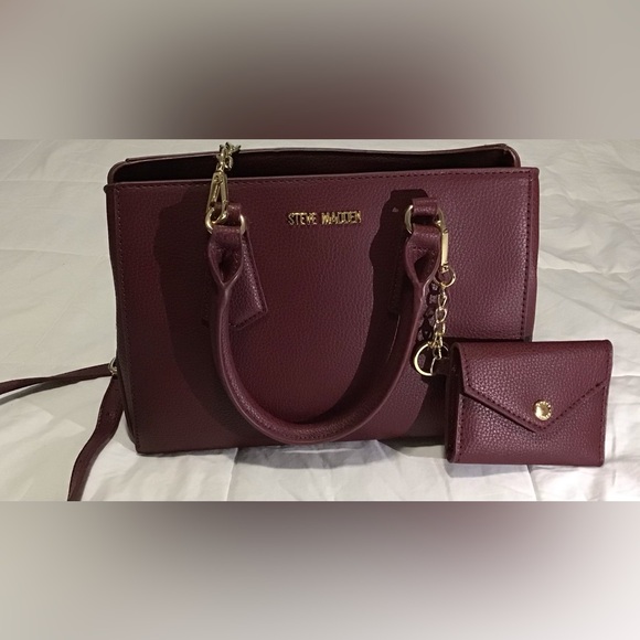 Steve Madden Handbags - 🔥NWT Steve Madden Burgundy Women's Bag